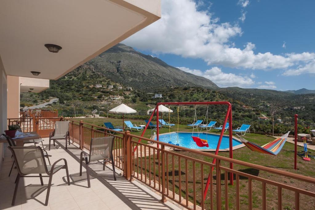 Triopetra Luxury Villas Fournou Lago Oda fotoğraf