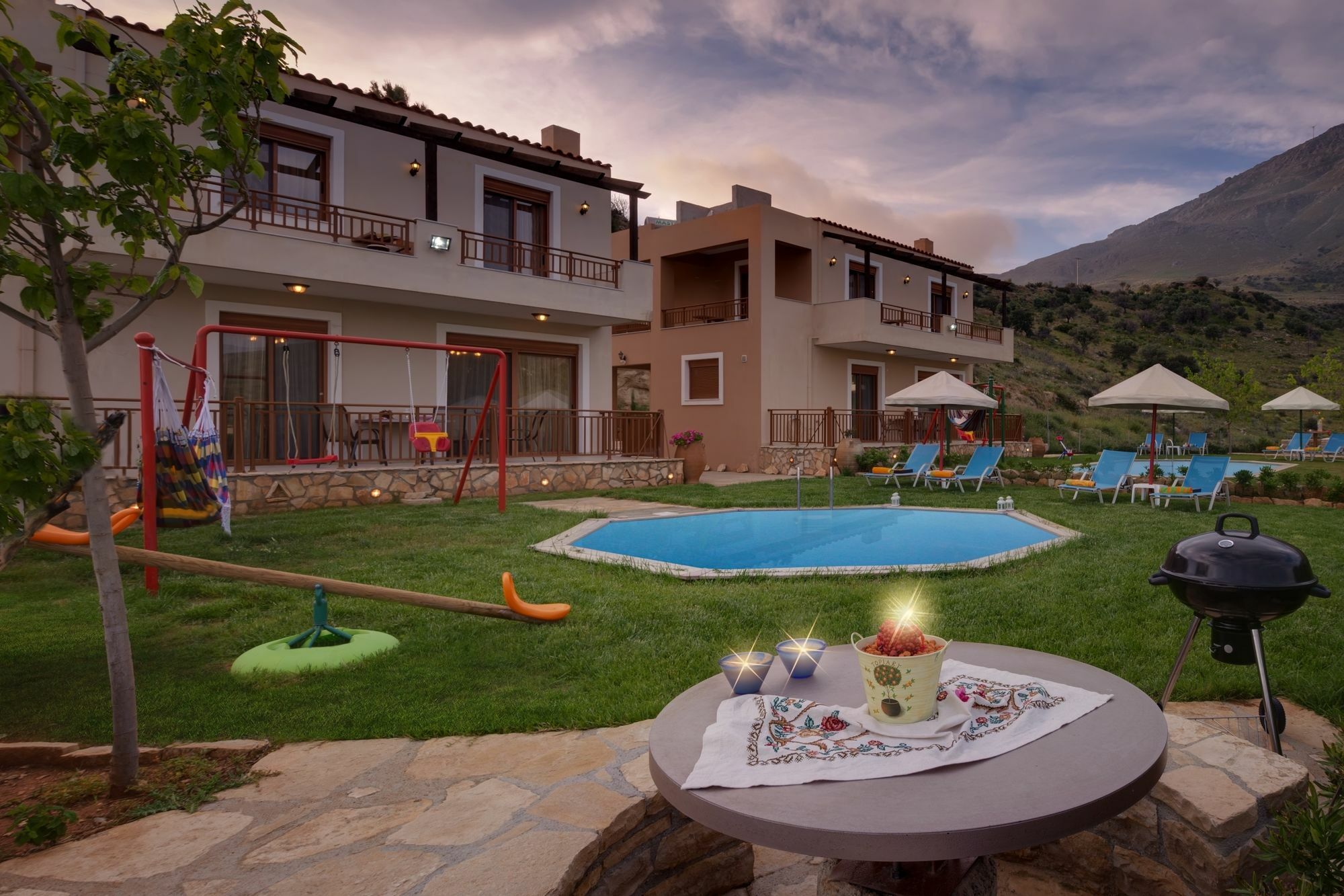 Triopetra Luxury Villas Fournou Lago Dış mekan fotoğraf